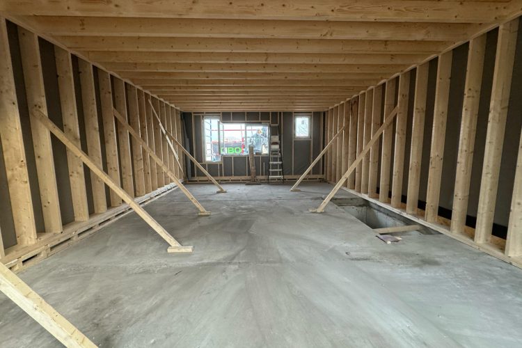 Binnenkant dakopbouw Sterrenburg